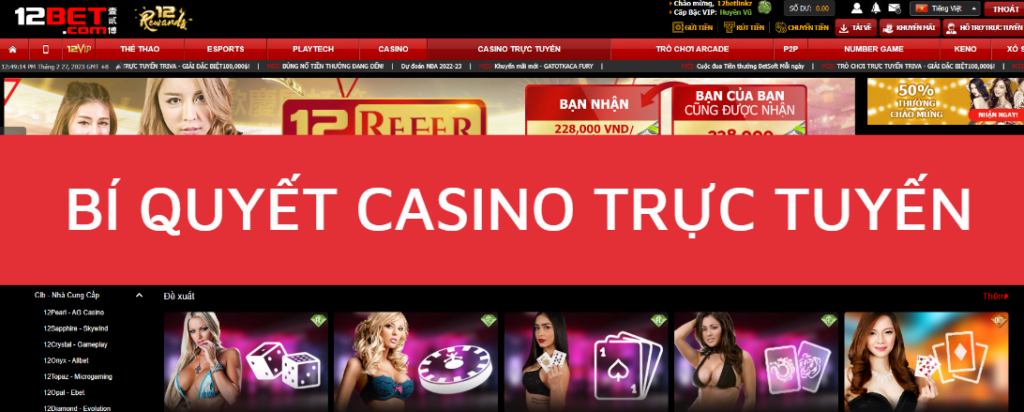 Bí quyết casino trực tuyến
